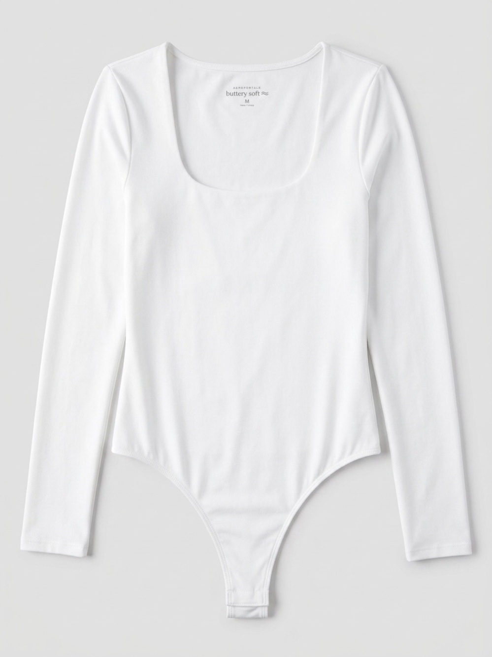🤍✨ Aeropostale Buttery Soft Long Sleeve Scoop Neck Bodysuit | M